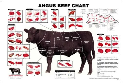 Meat Cuts Diagram Poster C988875