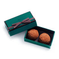 2Pcs Dark Chocolate Truffles F7799