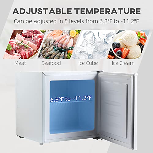 1.1 Cu.Ft Compact Upright Freezer with Removable Shelves S91587