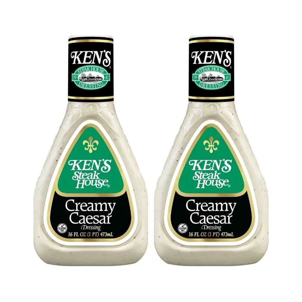 Creamy Caesar Dressing, 16 FL OZ Bottle (Pack Of 2 Bottles) L265