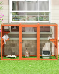 Grey Wooden Cat Enclosure J1507
