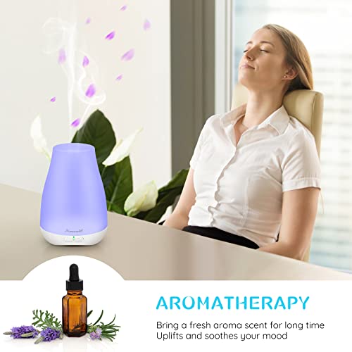 Colorful Essential Oil Diffuser with Adjustable Mist Mode Y377454