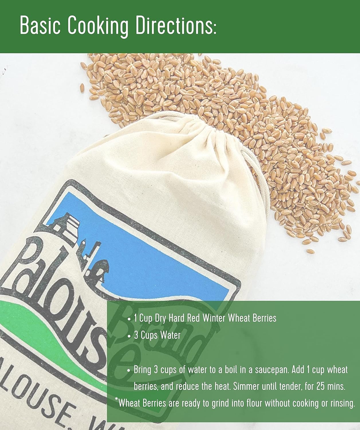 1 LB Hard Red Winter Wheat Berries L316
