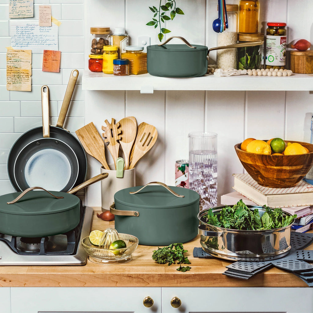 20pc Ceramic Non-Stick Cookware Set X225690
