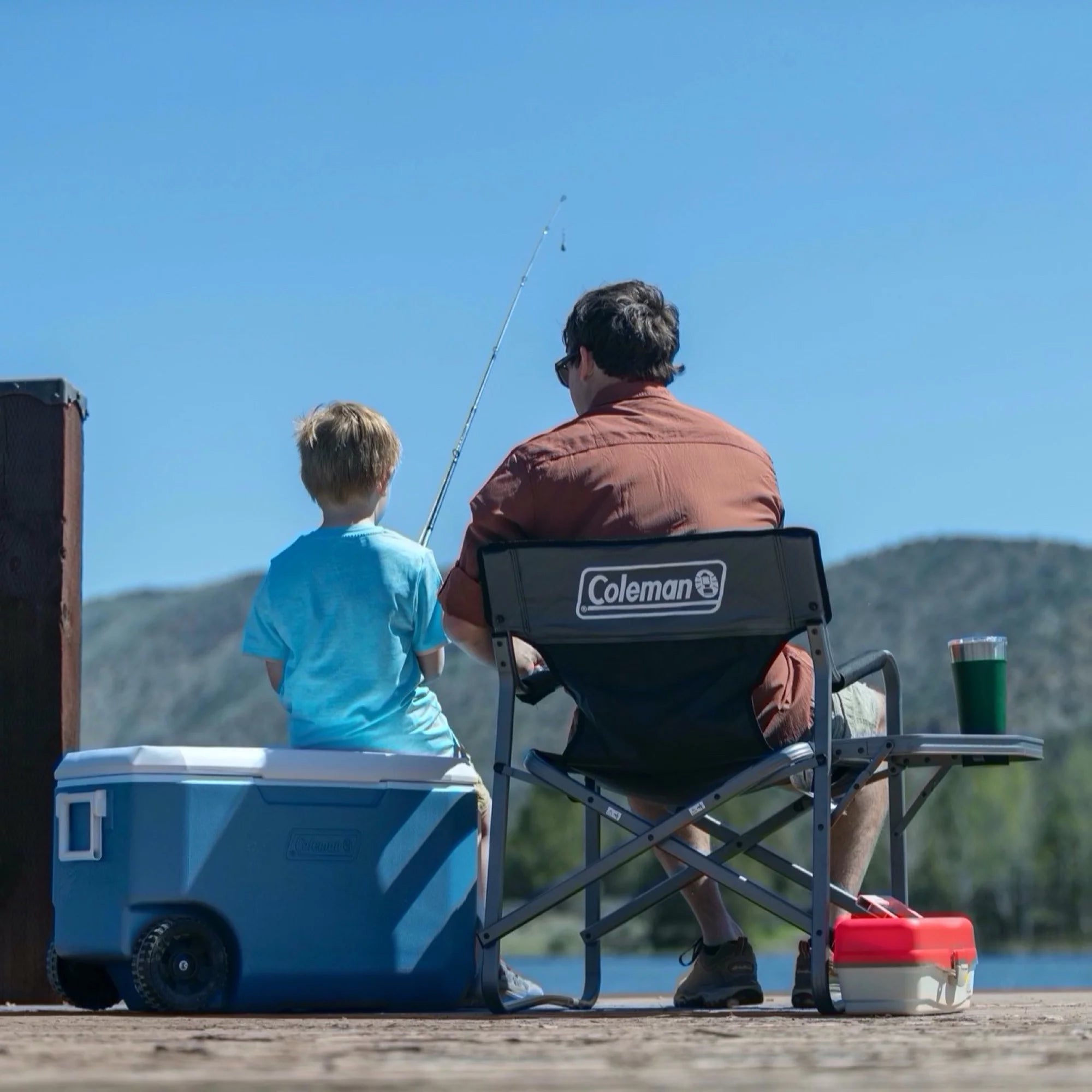 Aluminum Camping Chair with Side Table G91893