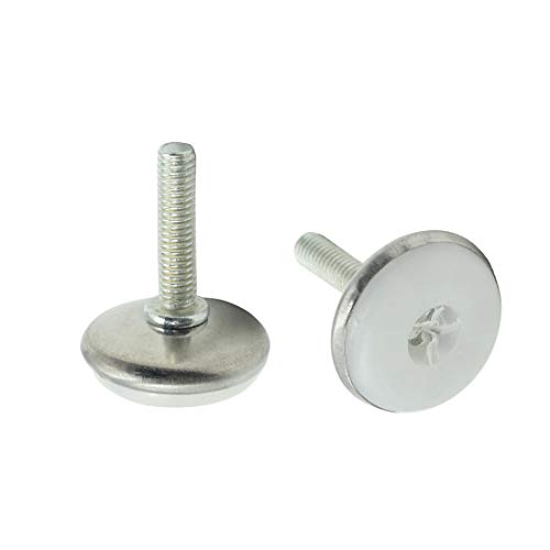 Pack of 36 Adjustable Furniture Leg Leveller M8 x 25mm J834884