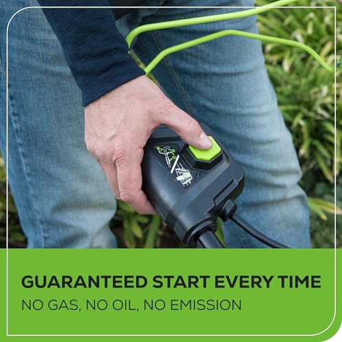 80V 21" Brushless Cordless Push Lawn Mower with 2.0Ah Batteries and Rapid Charger C108866