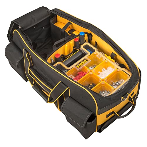 Yellow/Black Large 26-Inch Duffel Trolley Bag with Wheels C84039
