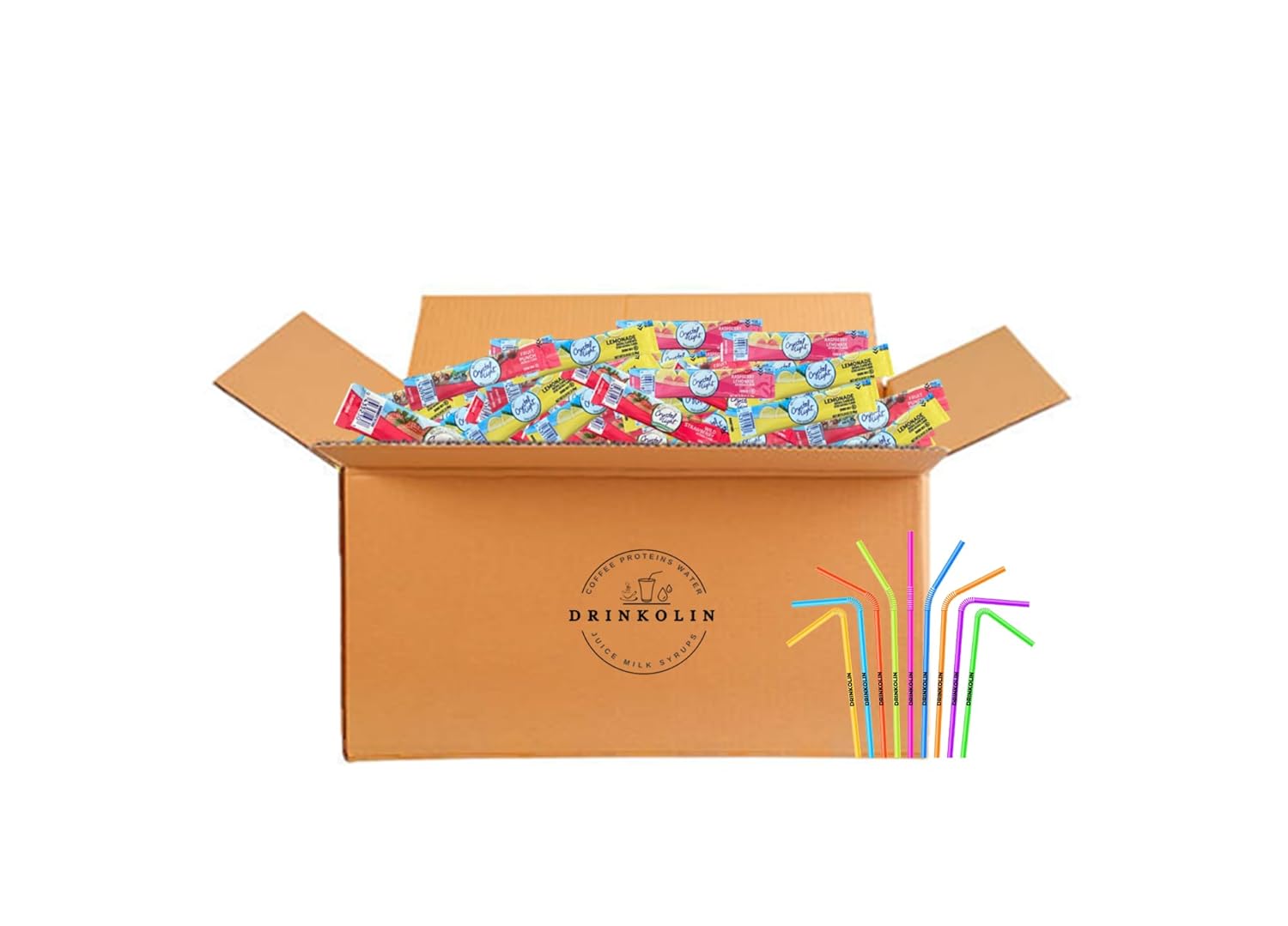 60 Flavored Drink Mix Packets Variety Pack S86036