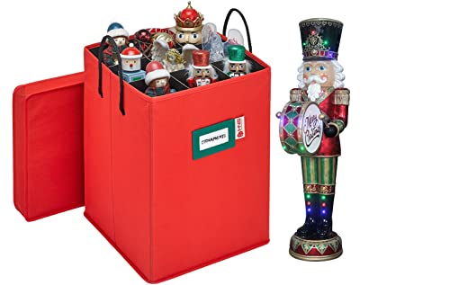 Storage Box for Nutcrackers and Figurines with Adjustable Dividers A5862