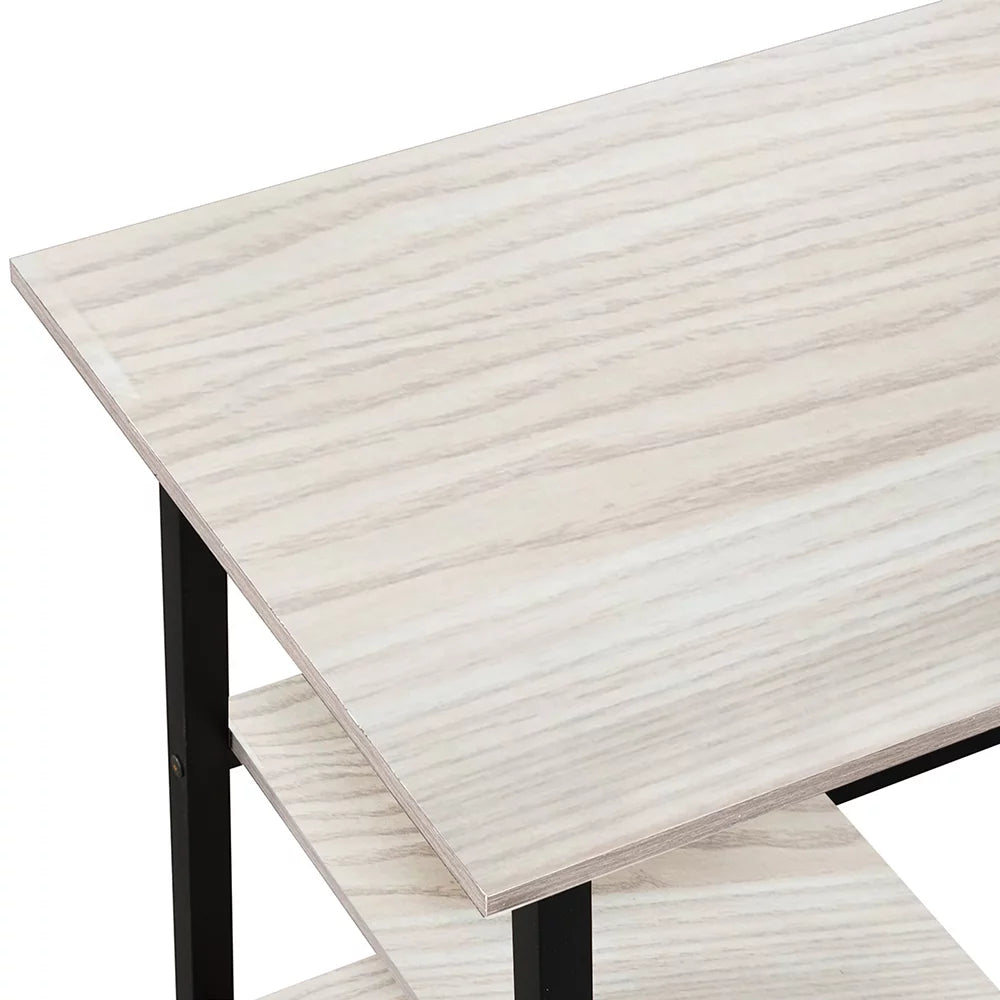White Work Study Desk with Storage Drawer K200470