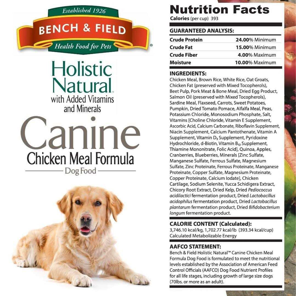 6.6 lb Chicken Meal and Brown Rice Recipe Dry Dog Food G36053