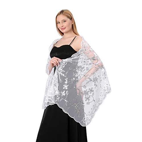 1920s Fringe Shawls and Wraps O52338