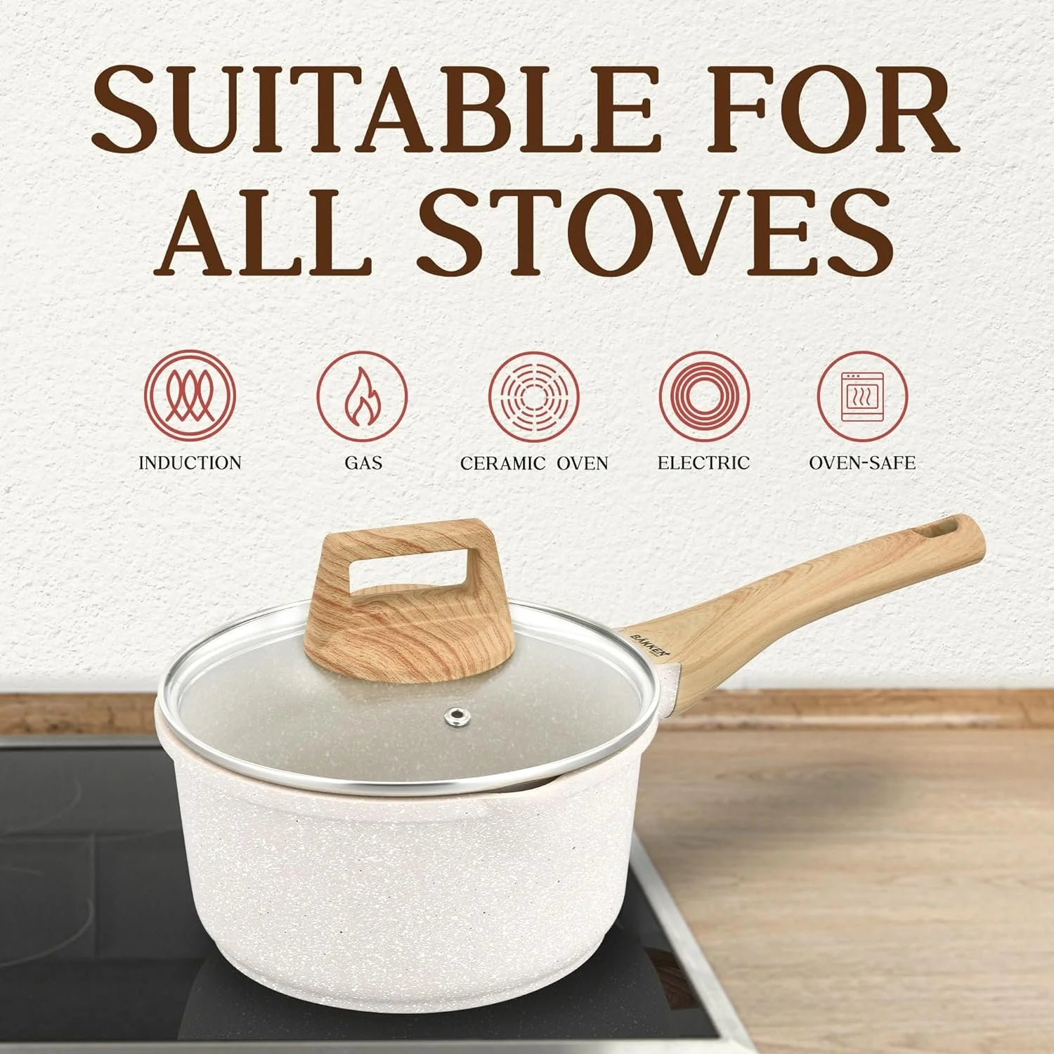 20-Piece Granite Non-Stick Kitchen Cookware Set X637