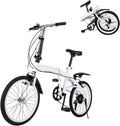 20 Inch 6-Speed Folding Bicycle with Dual Brake V46531