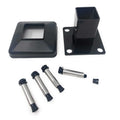Metal Flange for 2 Square Post with Cover and 4 Pcs Anchor Bolts T80416