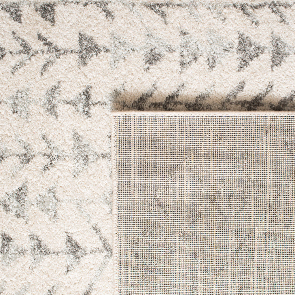 Ivory/Grey 8' x 10' Moroccan Geometric Area Rug B3961