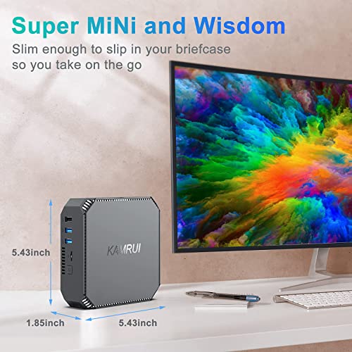 Mini PC Ryzen 7 5700U 16GB DDR4 RAM 512GB NVME SSD Y612753