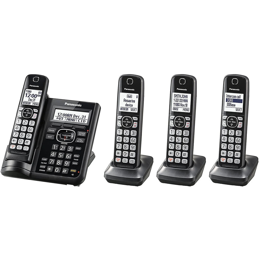 Cordless Phones with Answering Machine - 4 Handsets D2023