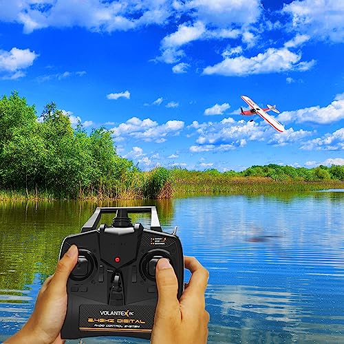 Red 500mm 4CH Remote Control Airplane with Prop Saver O76822