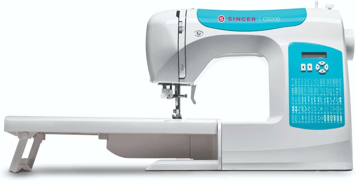 Computerized Sewing Machine with 80 Built-in Stitches, LCD Screen, LED Lighting W612127