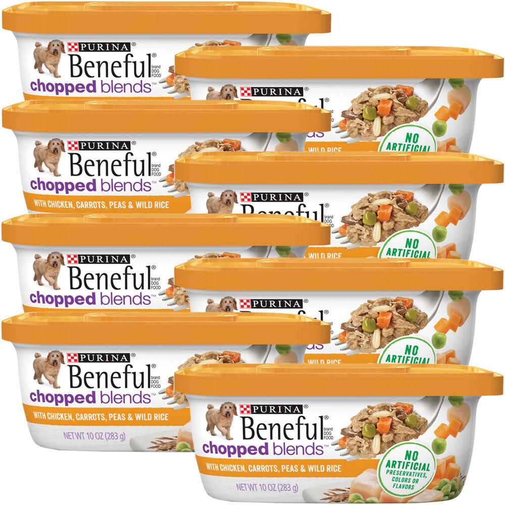 Chopped Blends Wet Dog Food with Chicken Carrots Peas & Wild Rice O387944