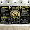 Black Gold 70th Birthday Party Banner C52568