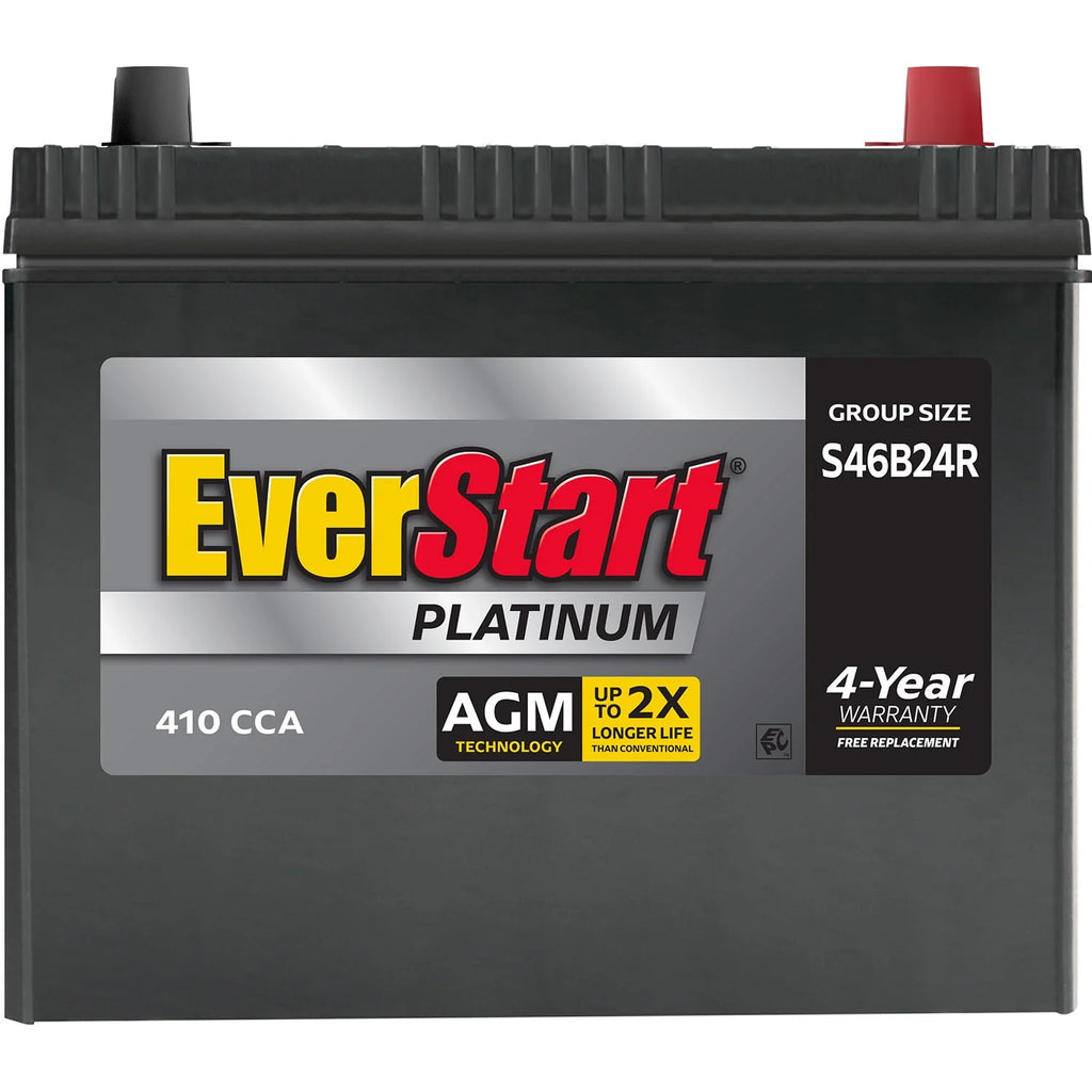 Automotive Battery, Group Size S46B24R 12 Volt, 410 CCA A254332