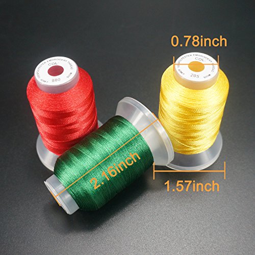 40 Colors Polyester Embroidery Machine Thread Kit 500M Each Spool A812178