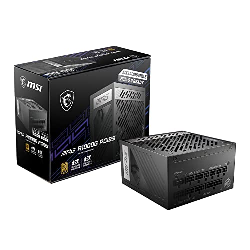 1000W 80 Plus Gold Full Modular ATX Power Supply U744
