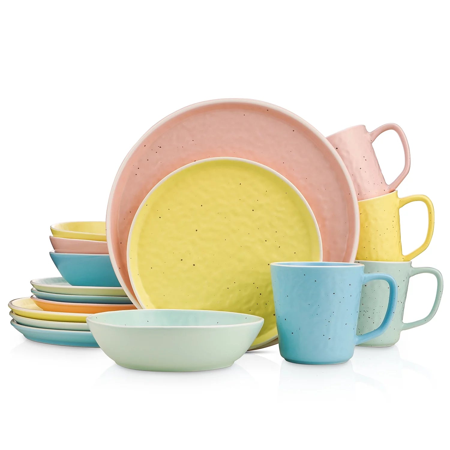 16-Piece Stoneware Dinnerware Set for 4 Y901658