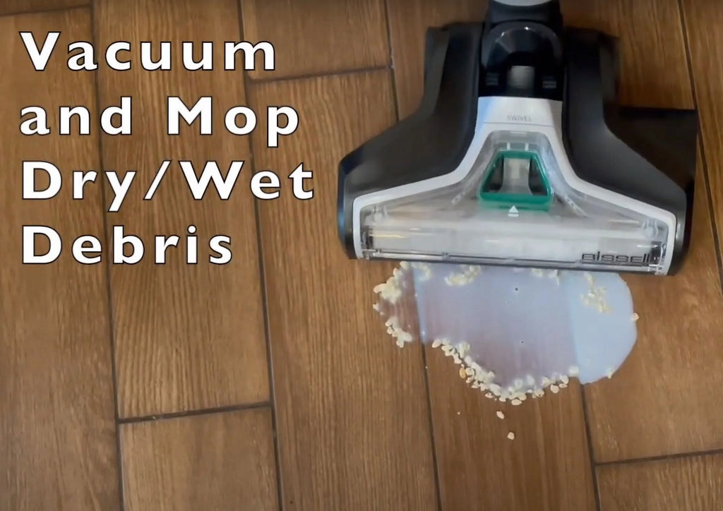 13.5 Inch Wet & Dry Hard Floor Washer Scrubber Vacuum V96944
