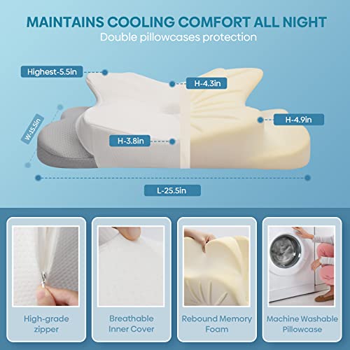 Queen Size Memory Foam Cervical Pillow E35097