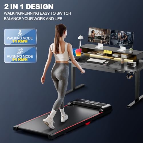 Walking Pad with Incline Treadmill W18068