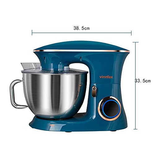 8.5QT Stainless Steel Tilt-Head Stand Mixer with Dough Hook, Beater, Whisk E3772