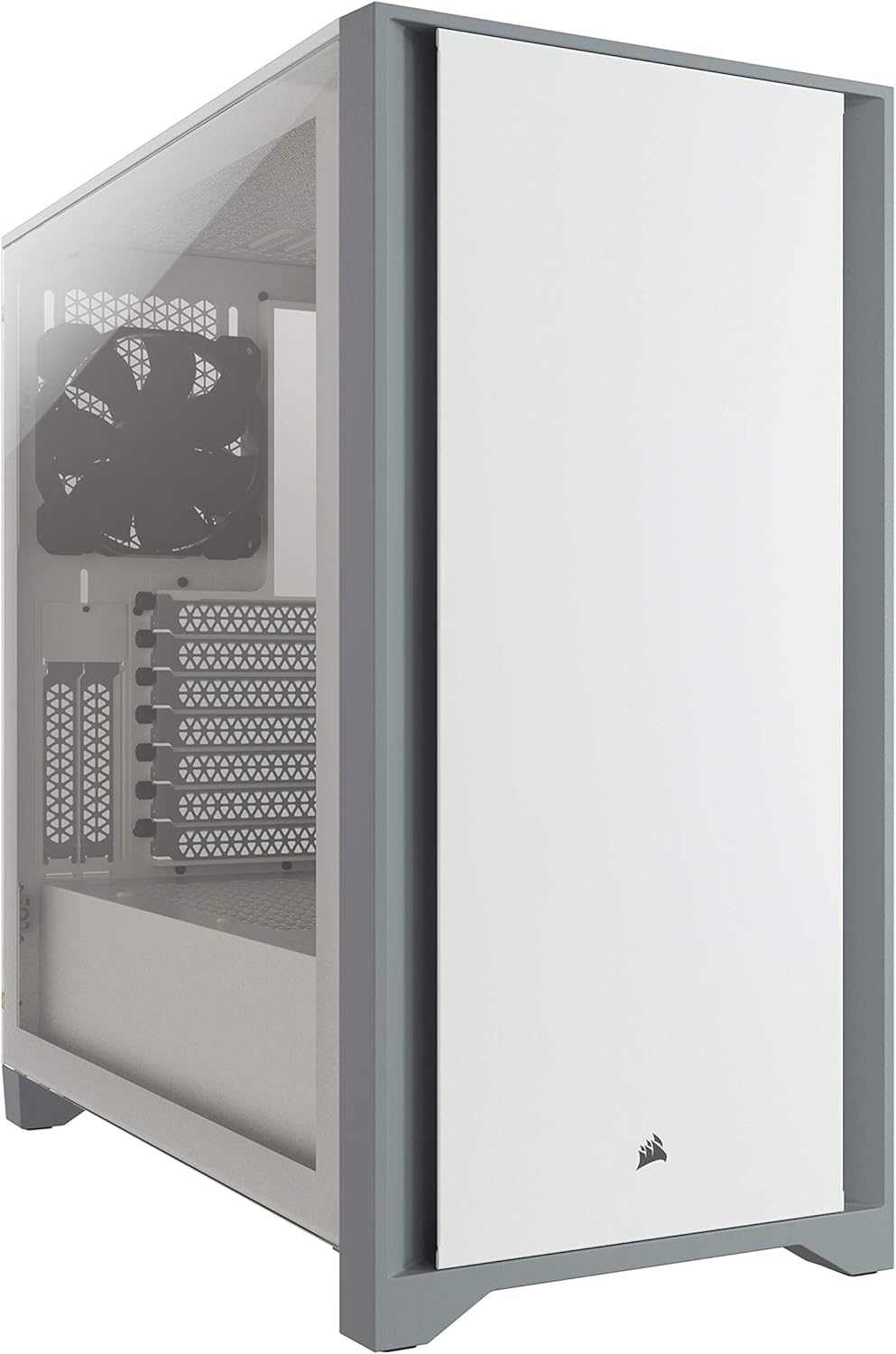 Black Tempered Glass Mid-Tower ATX PC Case J505641
