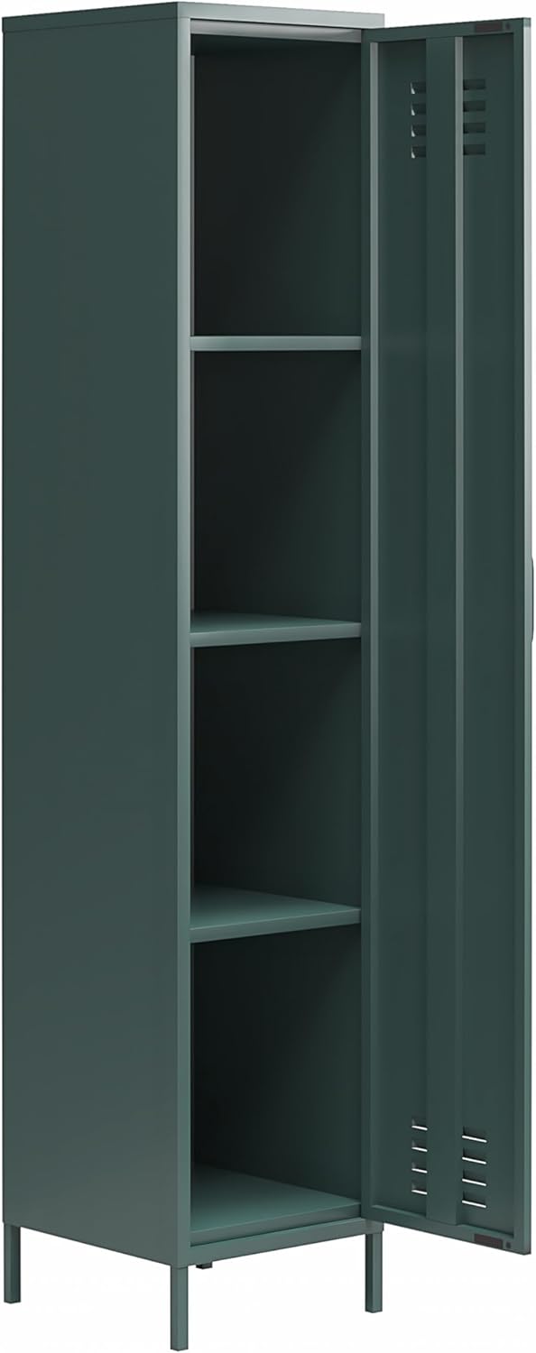 Hunter Green Metal Storage Cabinet I84833