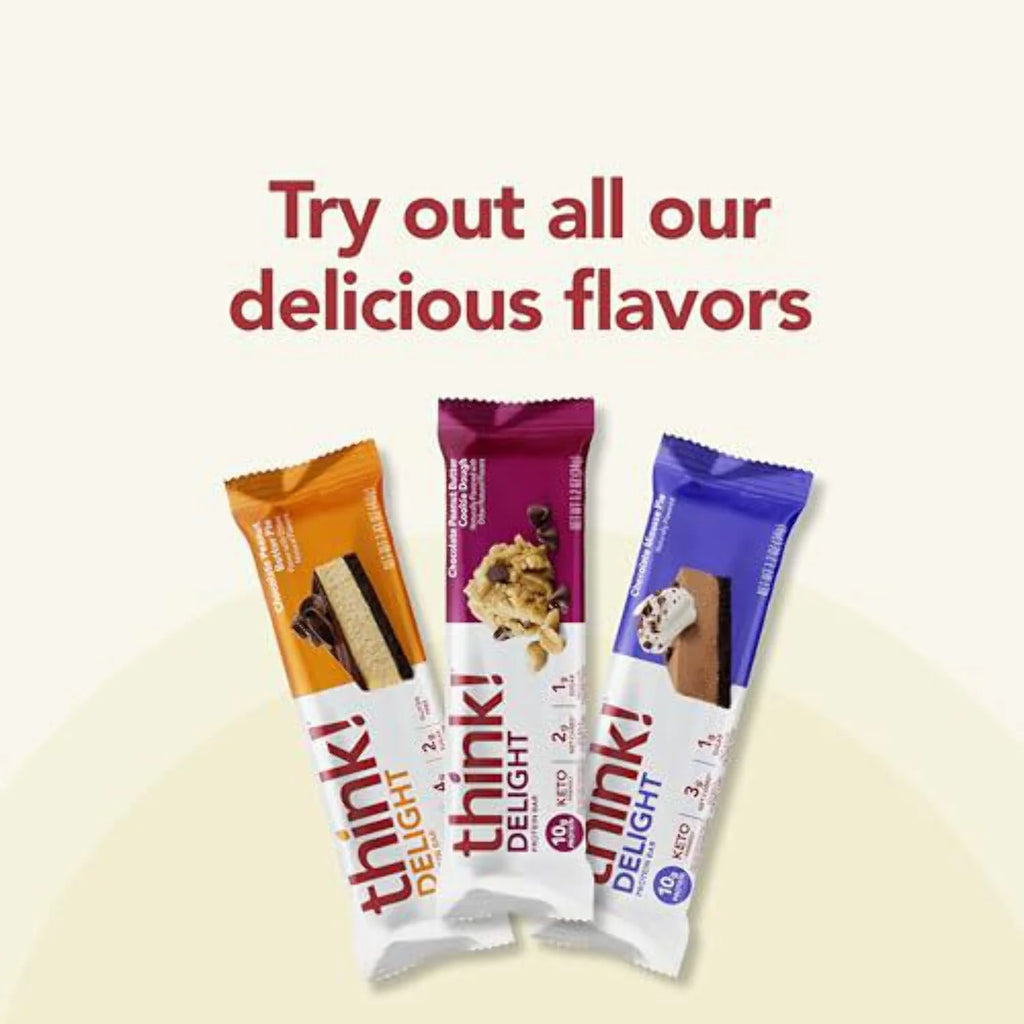 Chocolate Peanut Butter Cookie Dough Protein Bars, 10 Bars, 1.2 oz Each B882596