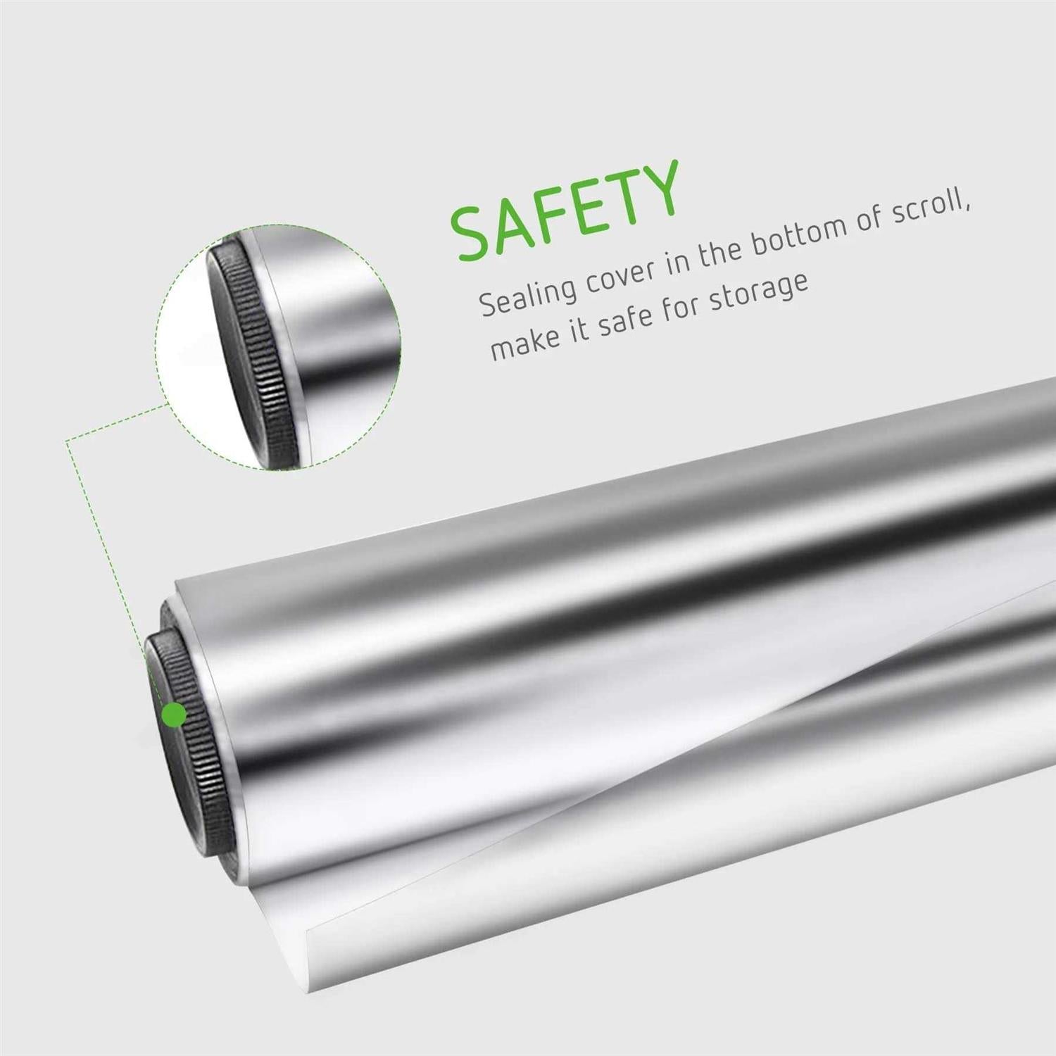 2 Mil Silver Mylar Film Roll 4FT M7395