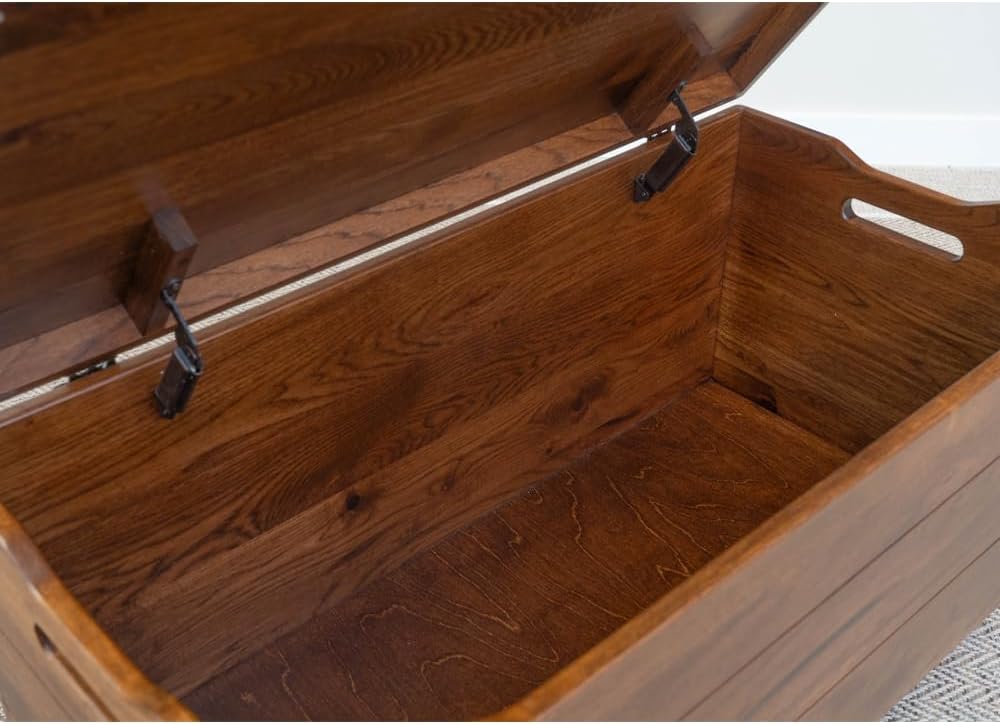 36” Solid Wooden Storage Chest with Handles Y4962