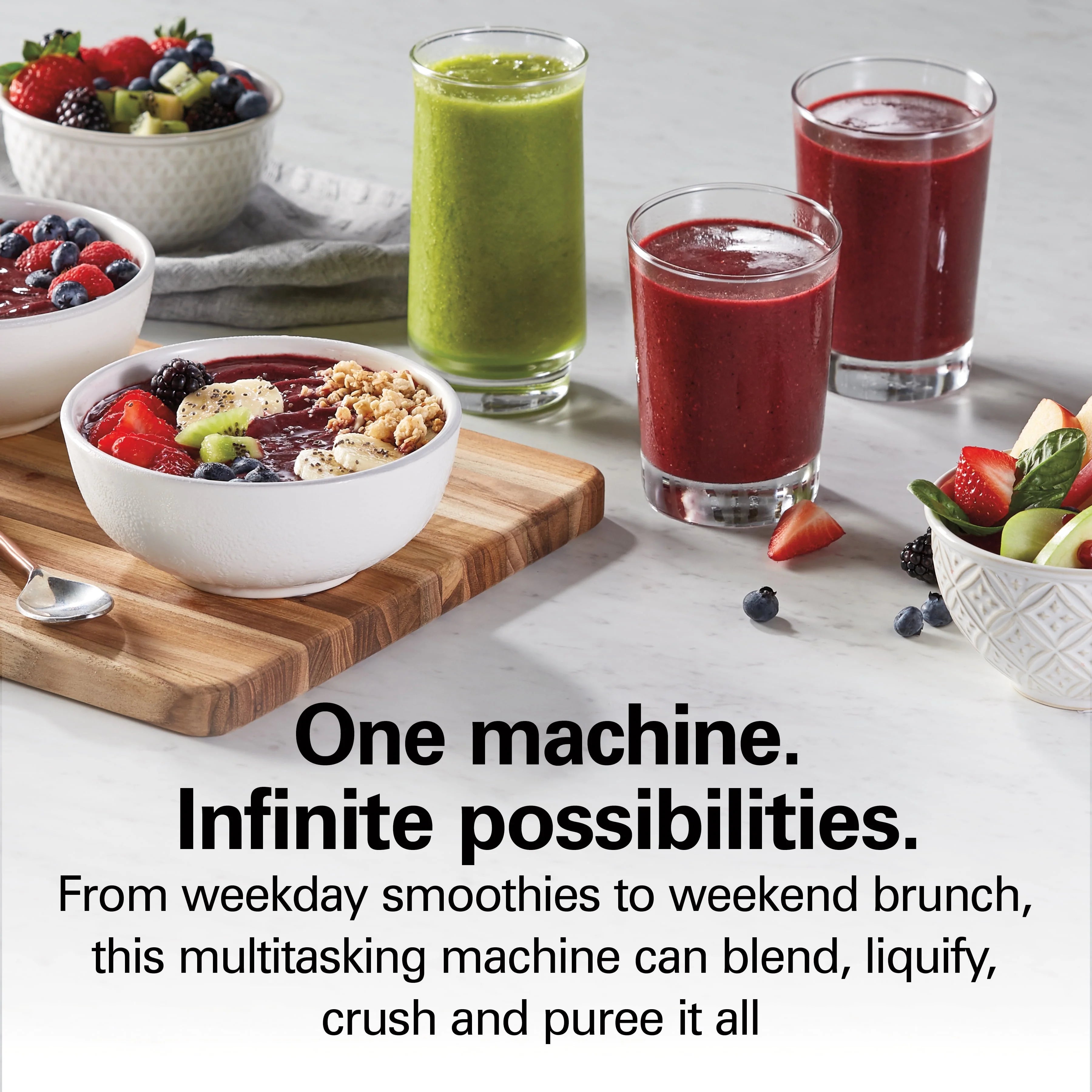 48oz BPA-Free Glass Jar Blender D7772