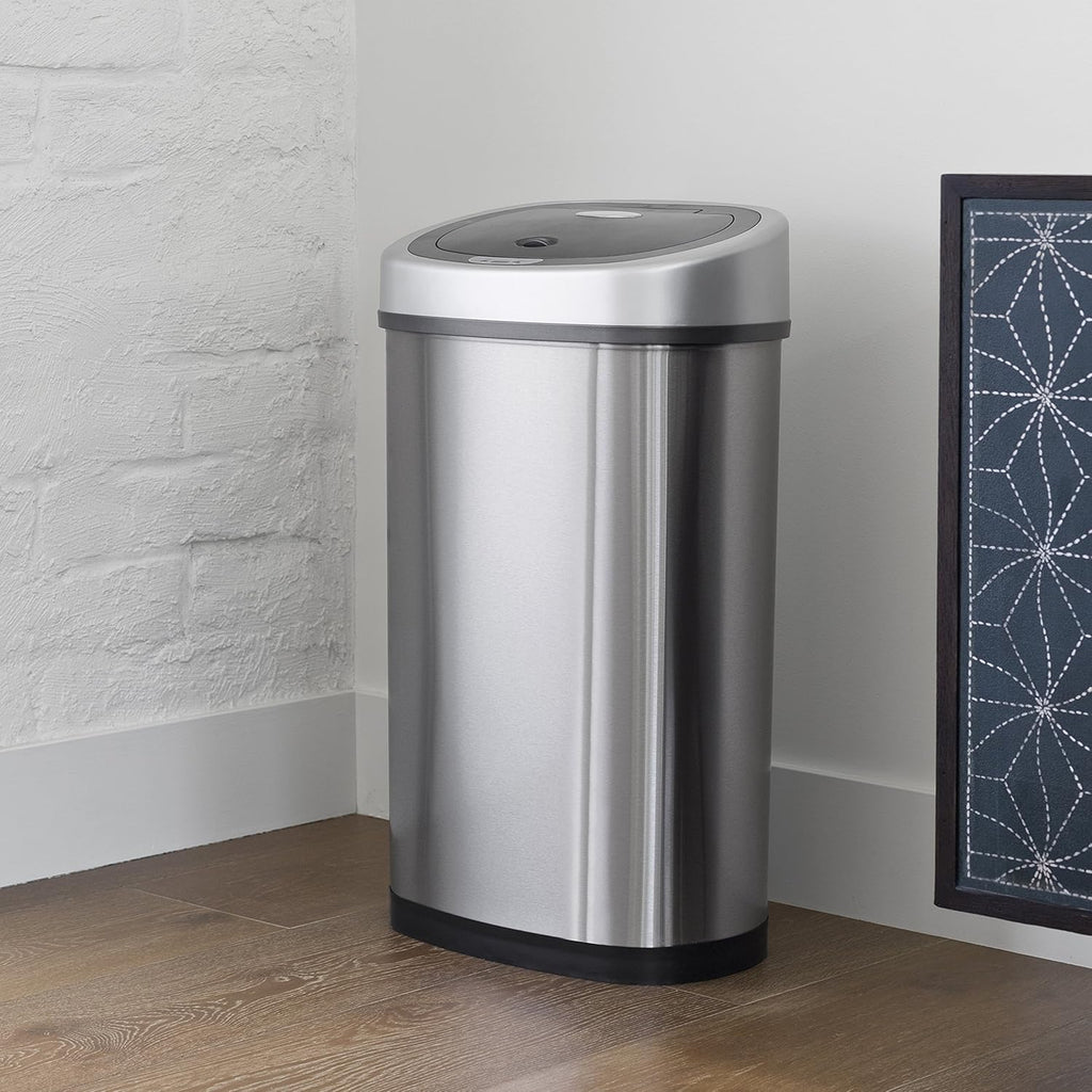 13 gal Stainless Steel Automatic Motion Sensor Trash Can G426