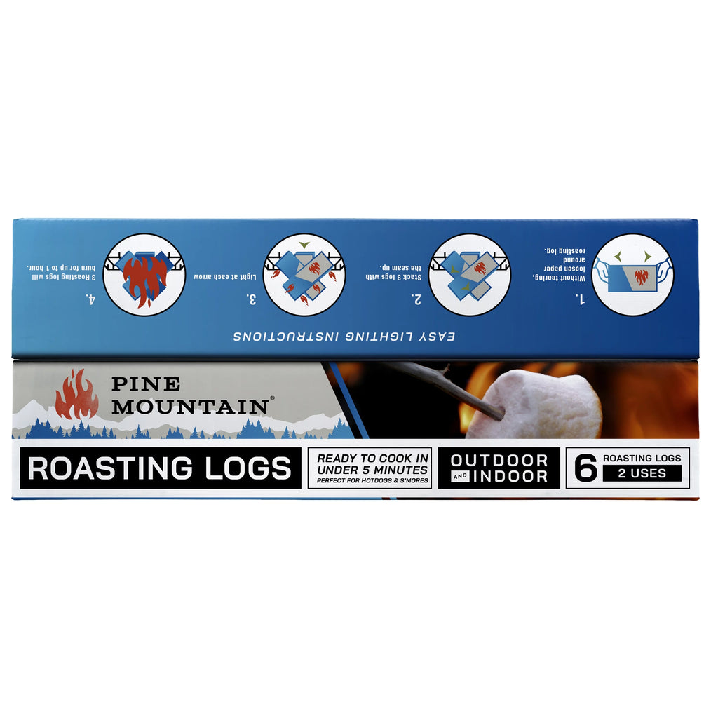 6 logs Food-Safe Cooking Firelog Q83350