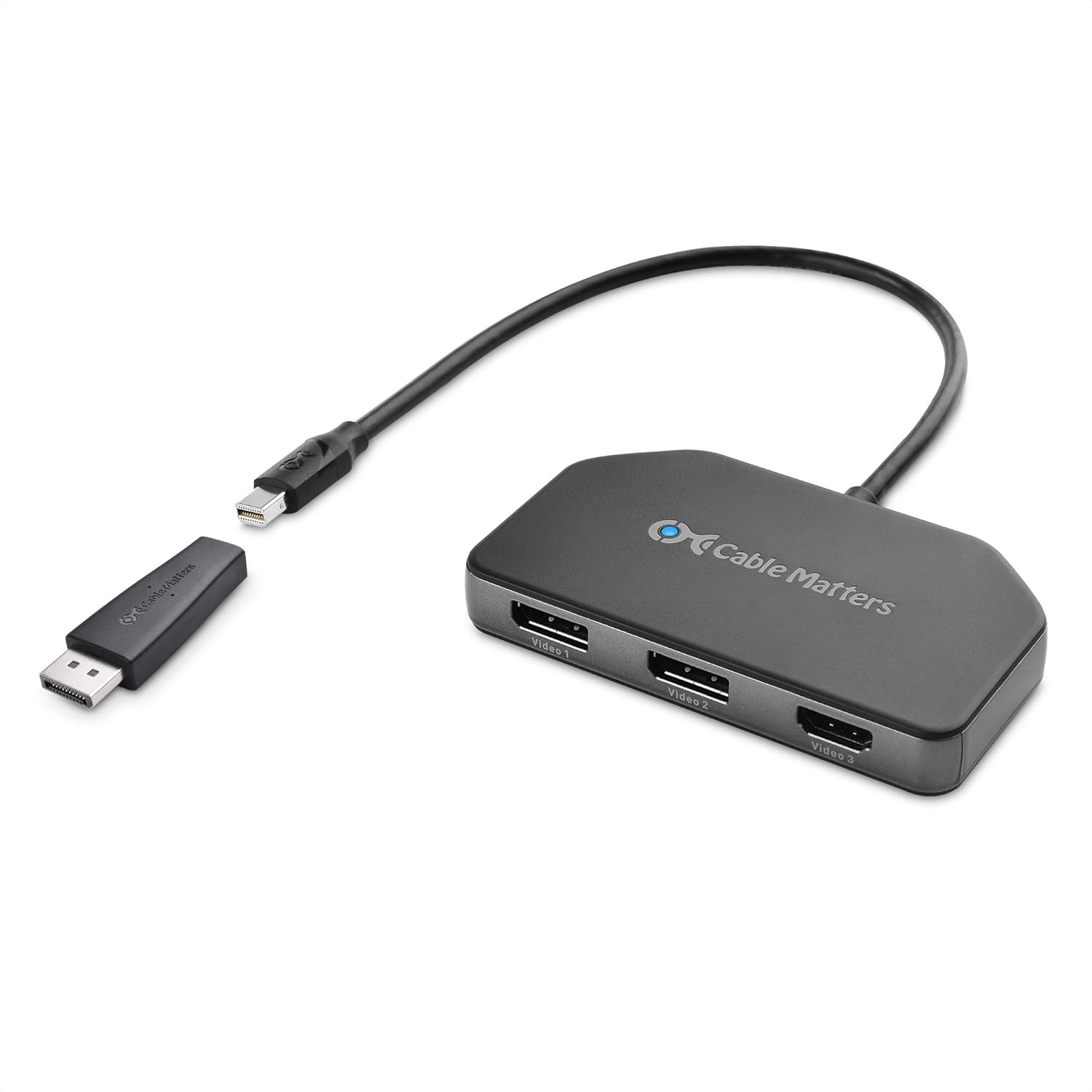 Triple 4K DisplayPort Splitter with 2X 8K DisplayPort 1.4 and 1x 4K HDMI G59204