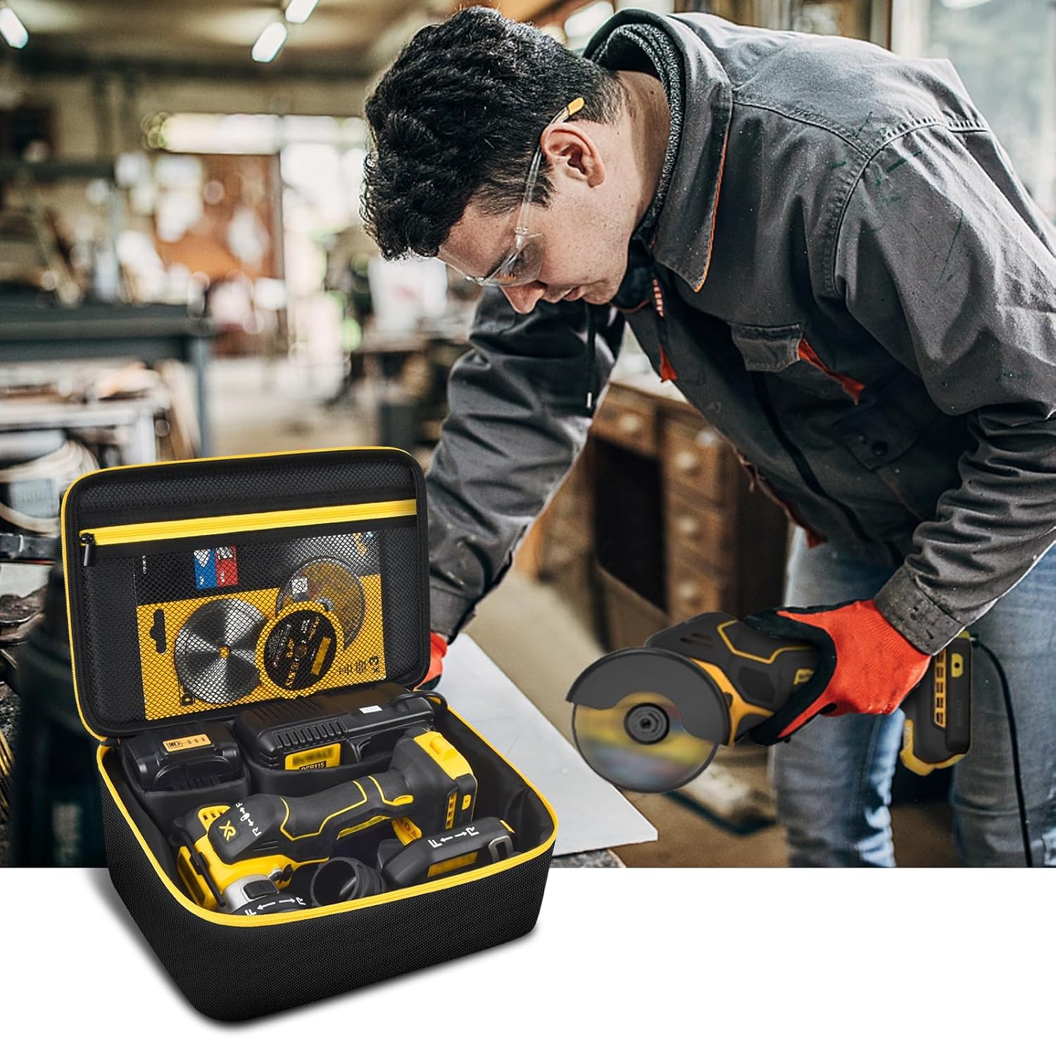 Storage Case for Cut Off Tool and Accessories D920