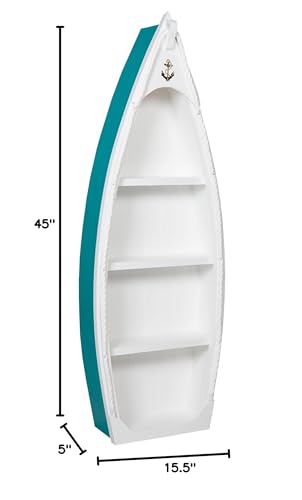 4 Tier Wooden Bookshelf, Cardinal Red F807