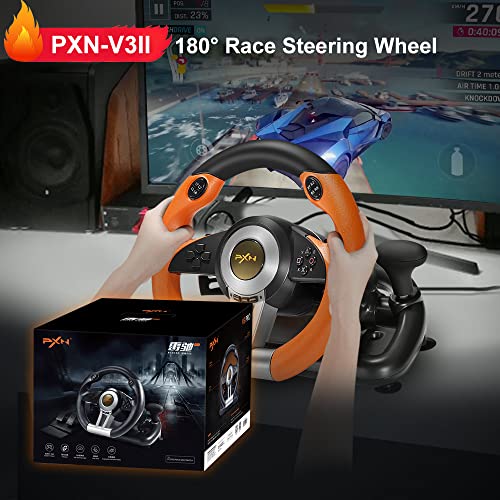 PC Racing Wheel with Pedals L6695