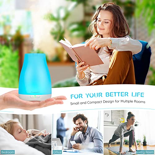 Colorful Essential Oil Diffuser with Adjustable Mist Mode Y377454