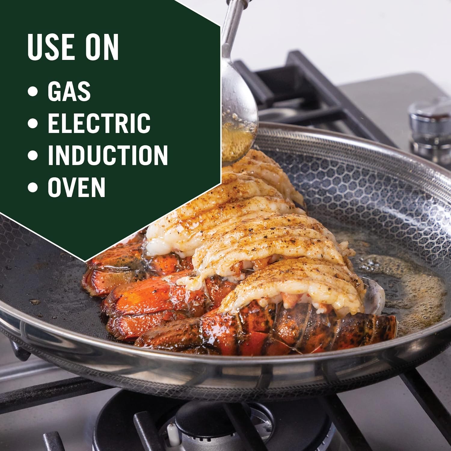 4 Piece Hybrid Stainless Steel Cookware Set P2639