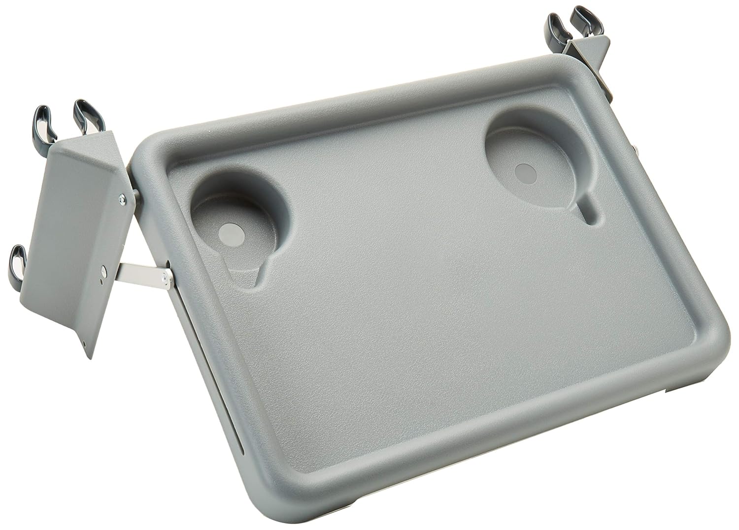 Grey Folding Walker Tray with Cup Holders T55481